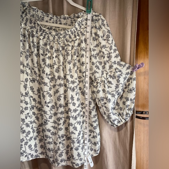 Max Studio Off The Shoulder Peasant Blouse - Picture 6 of 10